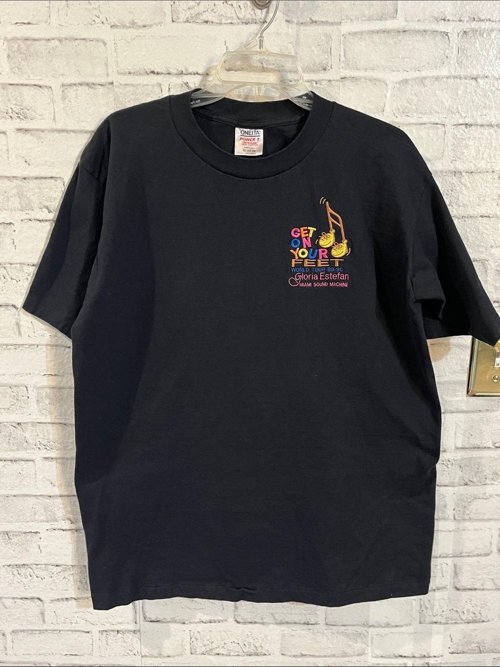 Vintage Gloria Estefan 1989 tour shirt